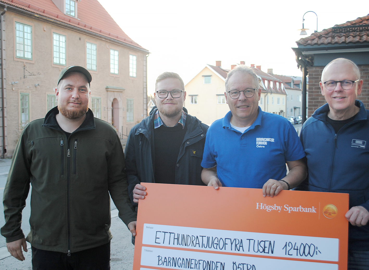 Insamling gav 124 000 kronor till Barncancerfonden