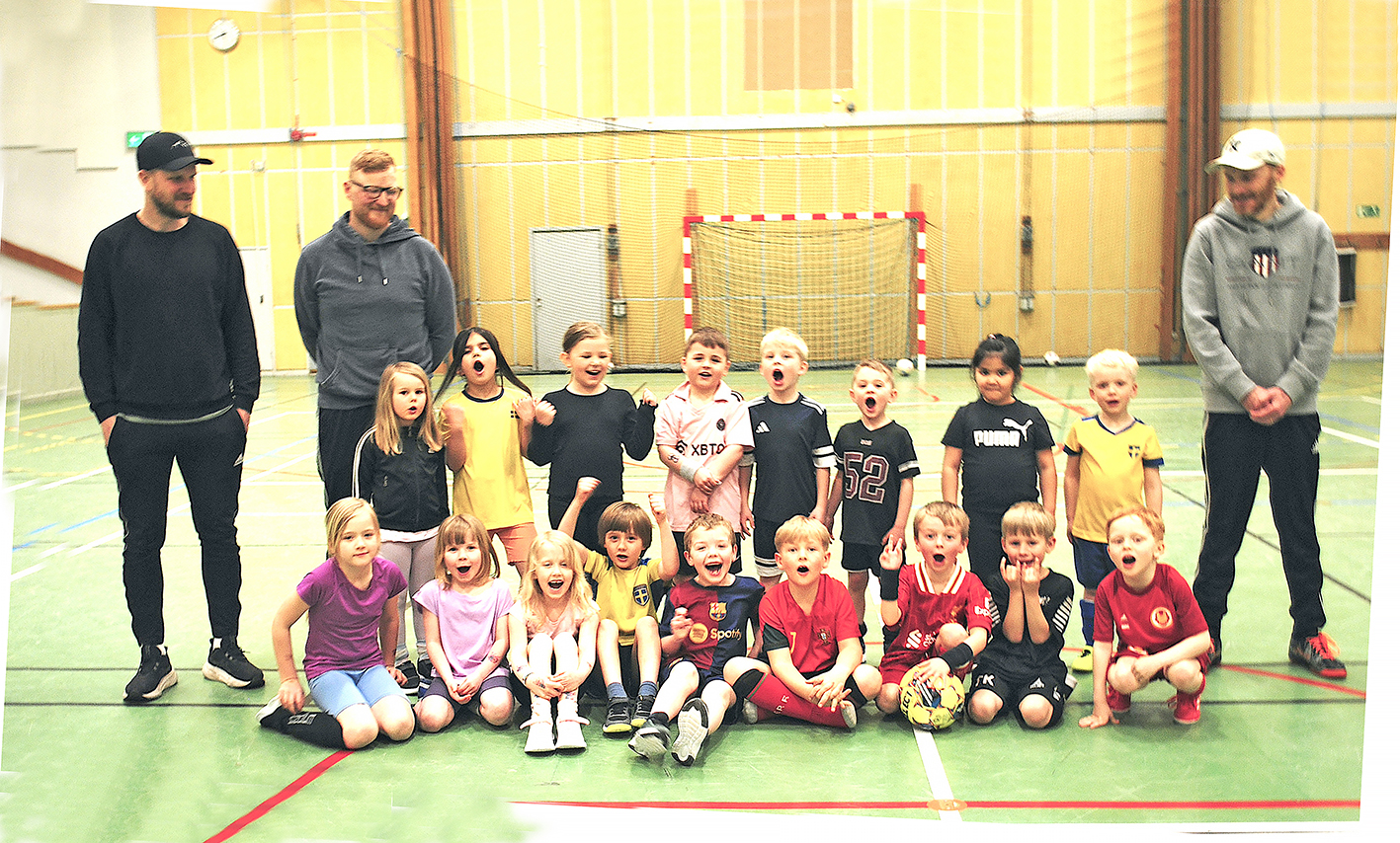 Unga lirare gillar fotboll