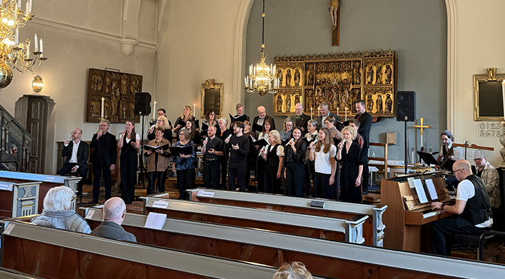 Vår Fader fyllde Högsby kyrka med musik och känsla